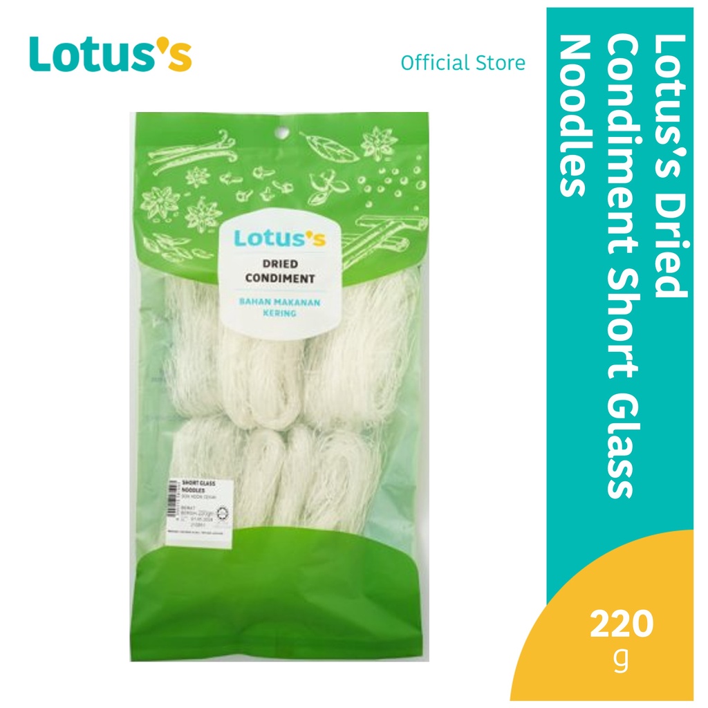Lotus's Dried Condiment Short Glass Noodles 220g | Shopee Malaysia