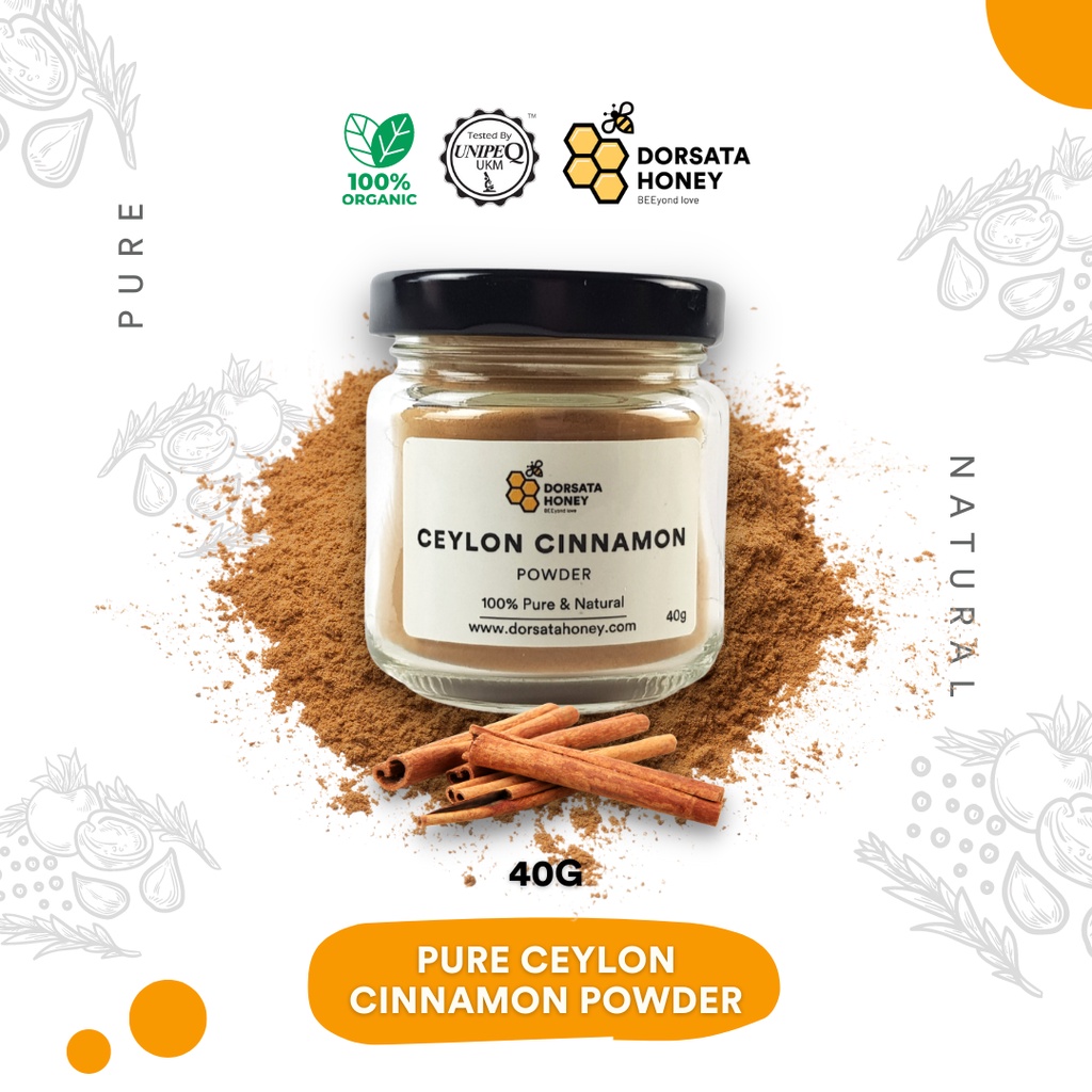 Pure Ceylon Cinnamon Powder 40g | Shopee Malaysia