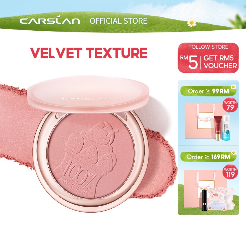 Carslan Sweet Blush Glowing Color Blends With Natural Skin Tones Long  Lasting 6g