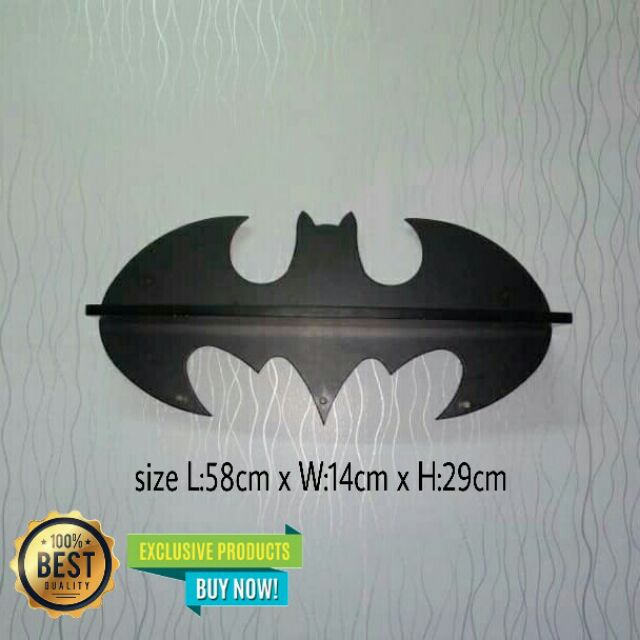 [Ready stock] Batman Wall Rack / Rak Dinding Batman | Shopee Malaysia