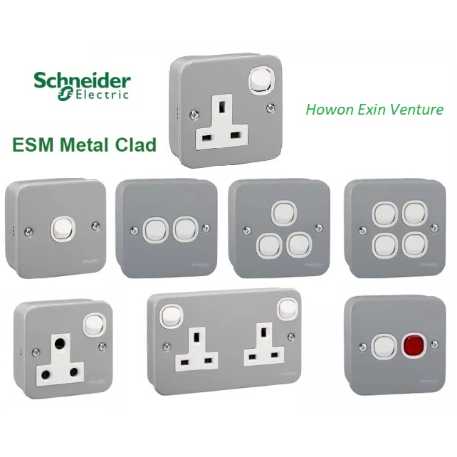 Schneider EMS Series Switches and Sockets (Metal Clad) | Shopee Malaysia