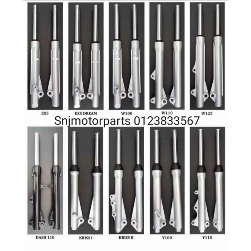 fork wave 125 masuk ex5