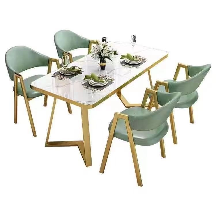 Nordic Dining Tables and Chairs Combination Simple Coffee Tea Shop Household Small Apartment