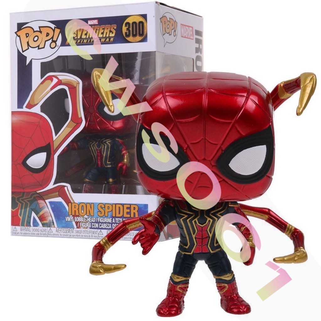 Pop deals iron spiderman