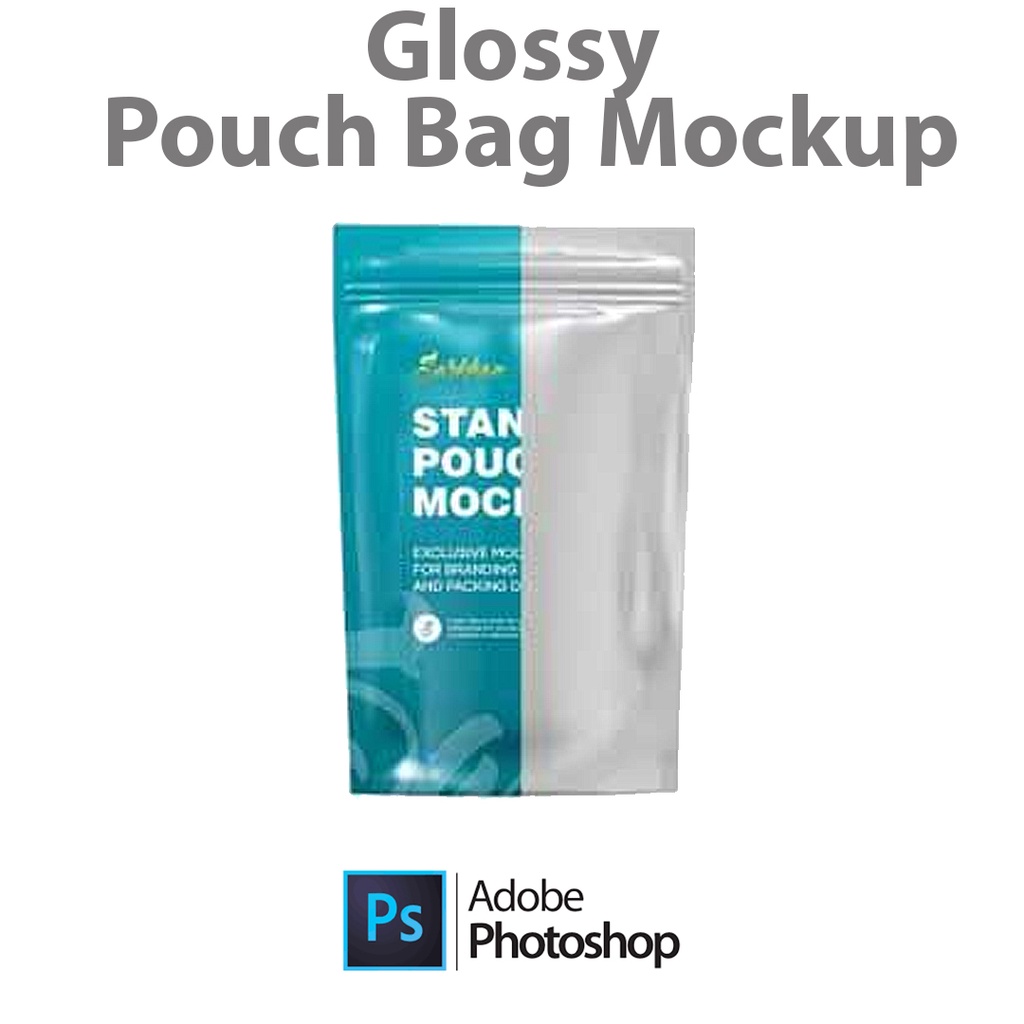 Glossy Pouch I Pouch Mockup I PSD I Photoshop I Template Photoshop I ...