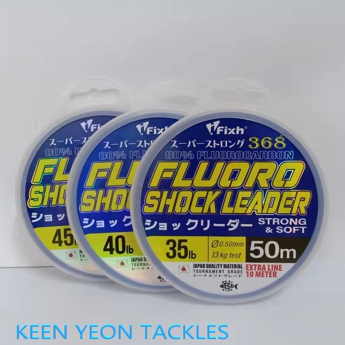 IFIXH 368 FLUORO SHOCK LEADER FISHING LINE Shopee Malaysia