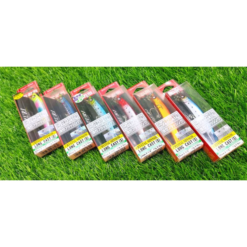 YO-ZURI YOZURI CRYSTAL MINNOW LONG CAST 70mm 90mm 110mm 130mm | Shopee ...