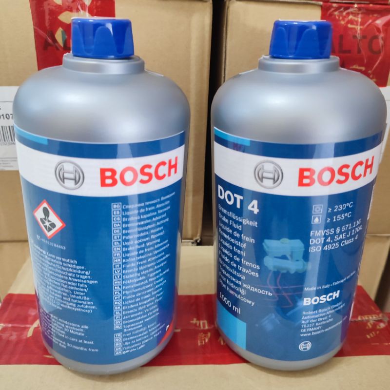 BOSCH DOT 4 BRAKE FLUID 1000ML NEW STOCK (MADE IN ITALY) | Shopee Malaysia