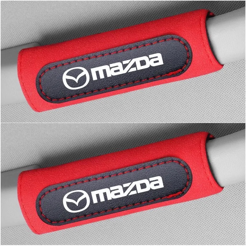 Mazda RX8 Handbrake Cover – Genuine UK-Made Leather With Red Stitching, Custom Interior Styling By Aforce Auto