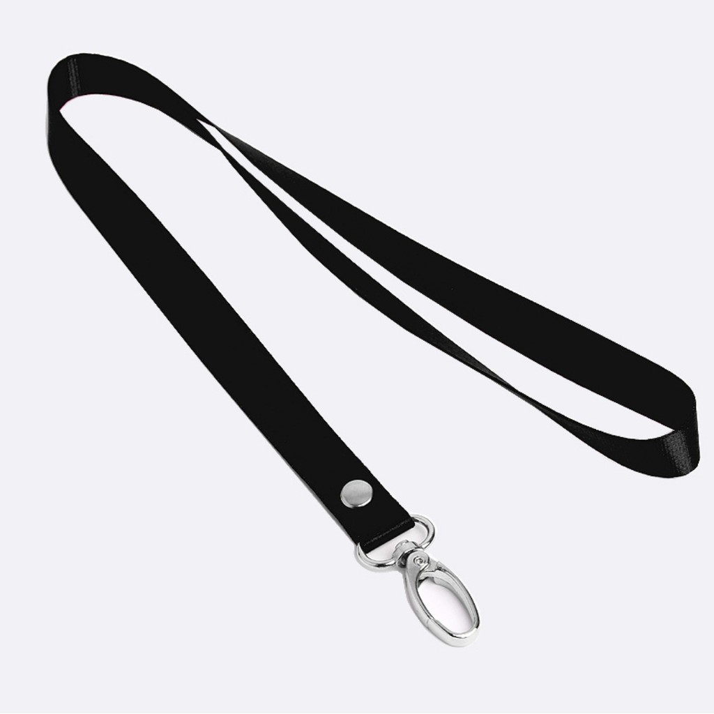 Premium Quality 45cm Nylon Lanyard Oval Hook Metal Clip | Shopee Malaysia