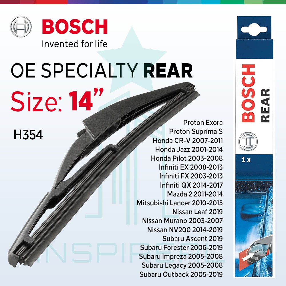 Honda crv rear wiper blade deals size