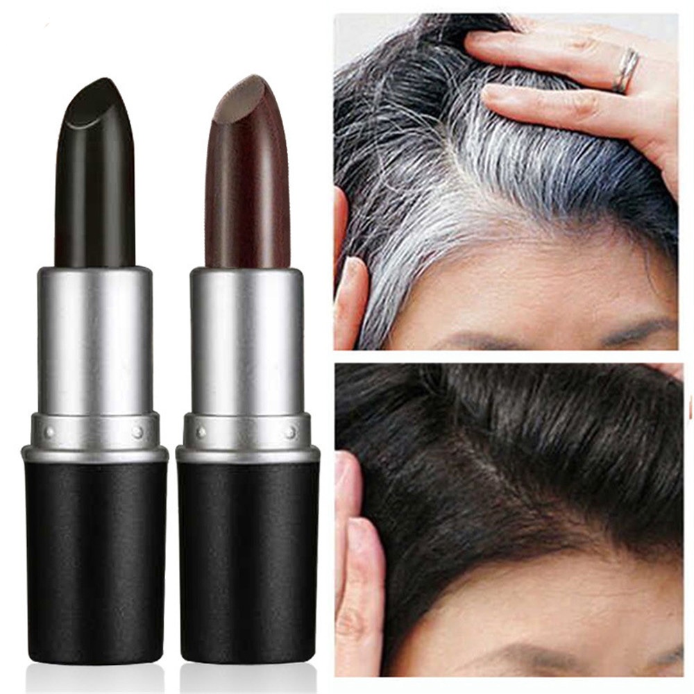 Temporary Lipstick Hair Dye Pen One-Time Cover White Hair Hair Color ...
