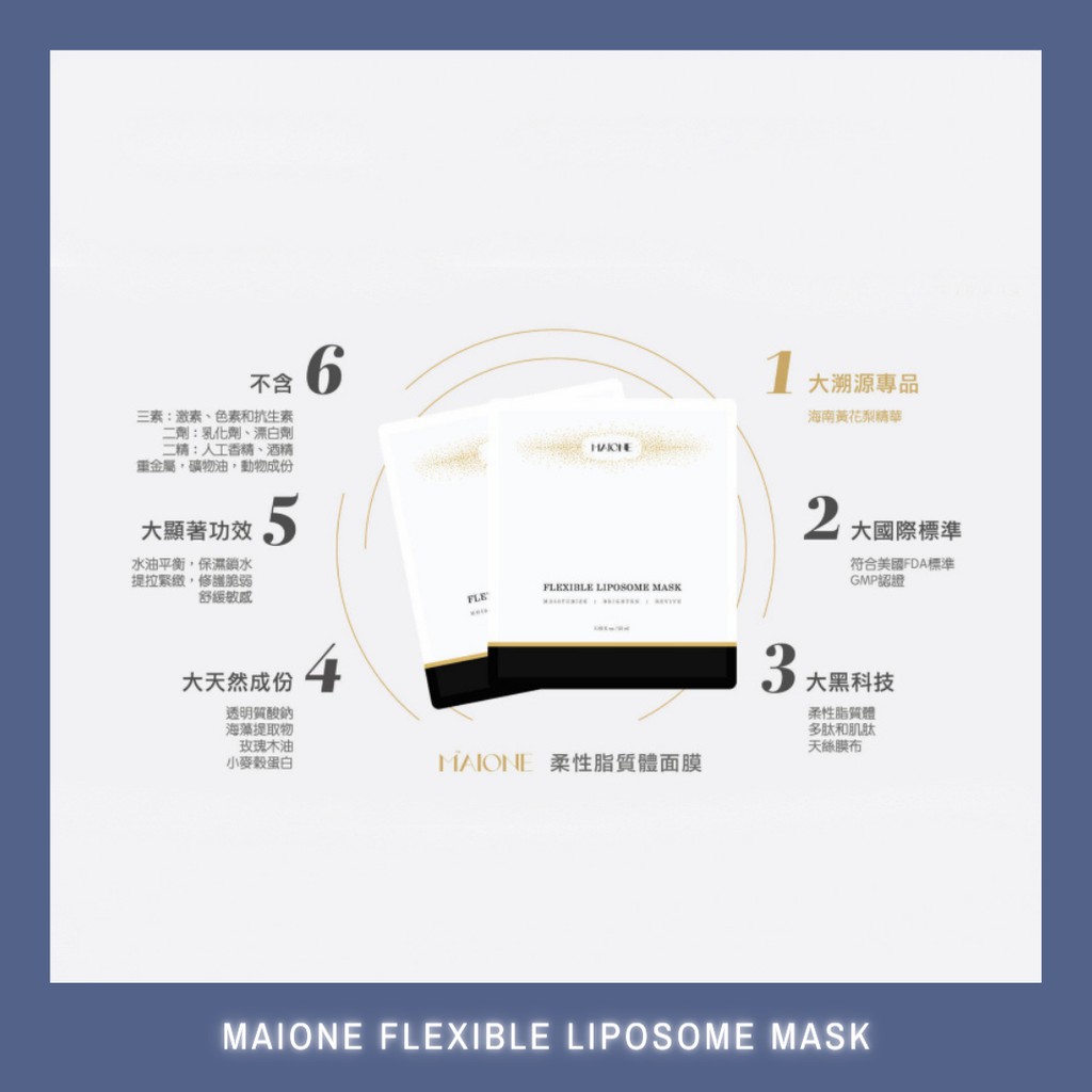 MAIONE Liposome Facial Mask 柔性脂质体面膜10片| Shopee Malaysia