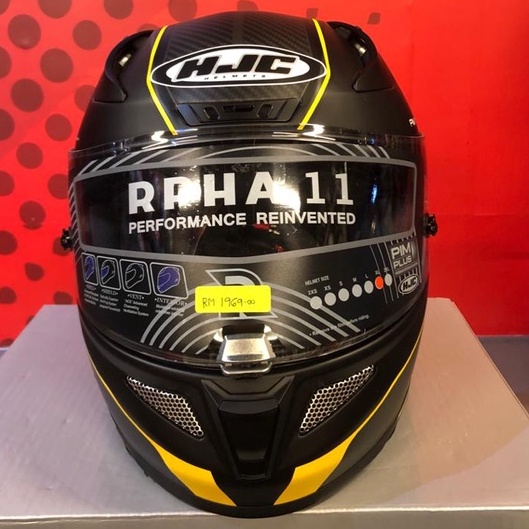 Hjc rpha 11 pro best sale riberte helmet