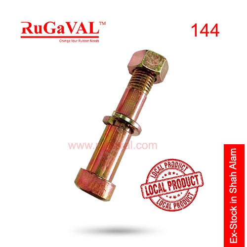 Motor Coupling Bolt and Nut I Size144 Bolt and Nut Only I Fanner Pin