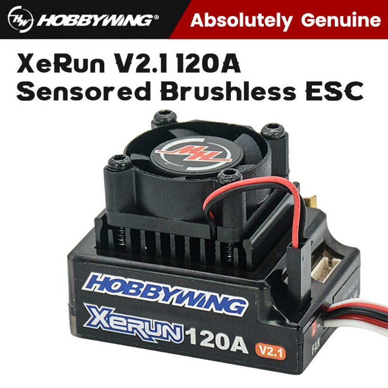 Hobbywing XERUN 120A-SD V2.1BK Brushless Turbo(program) ,stock,no