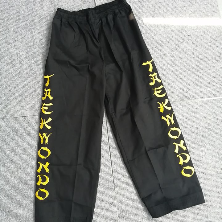 Karate Kendo Taekwondo Martial Arts Art Black Uniform Baju Silat Pant