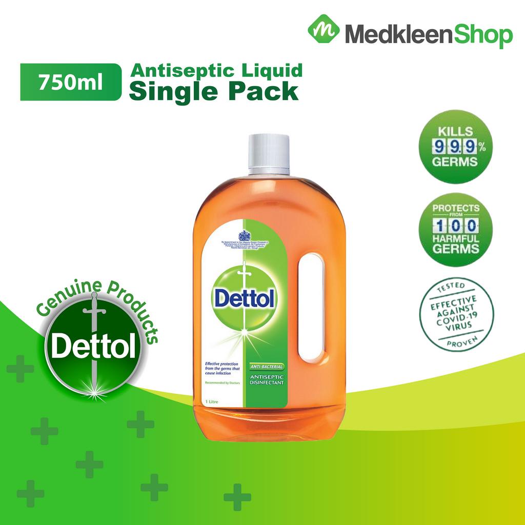 Dettol Brown Antiseptic Liquid Single Pack Shopee Malaysia