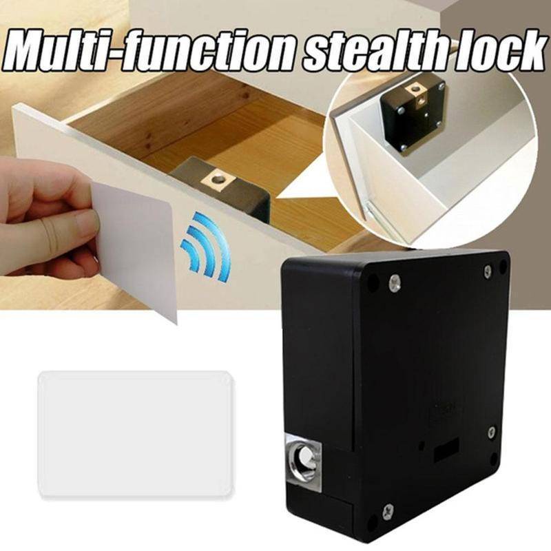 Electronic keyless digital door lock, invisible hidden rfid cabinet ...