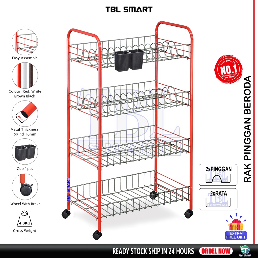 Rak Pinggan Mangkuk TBL R7 & R8 - Kitchen Rack / Rak Baju Besi ...