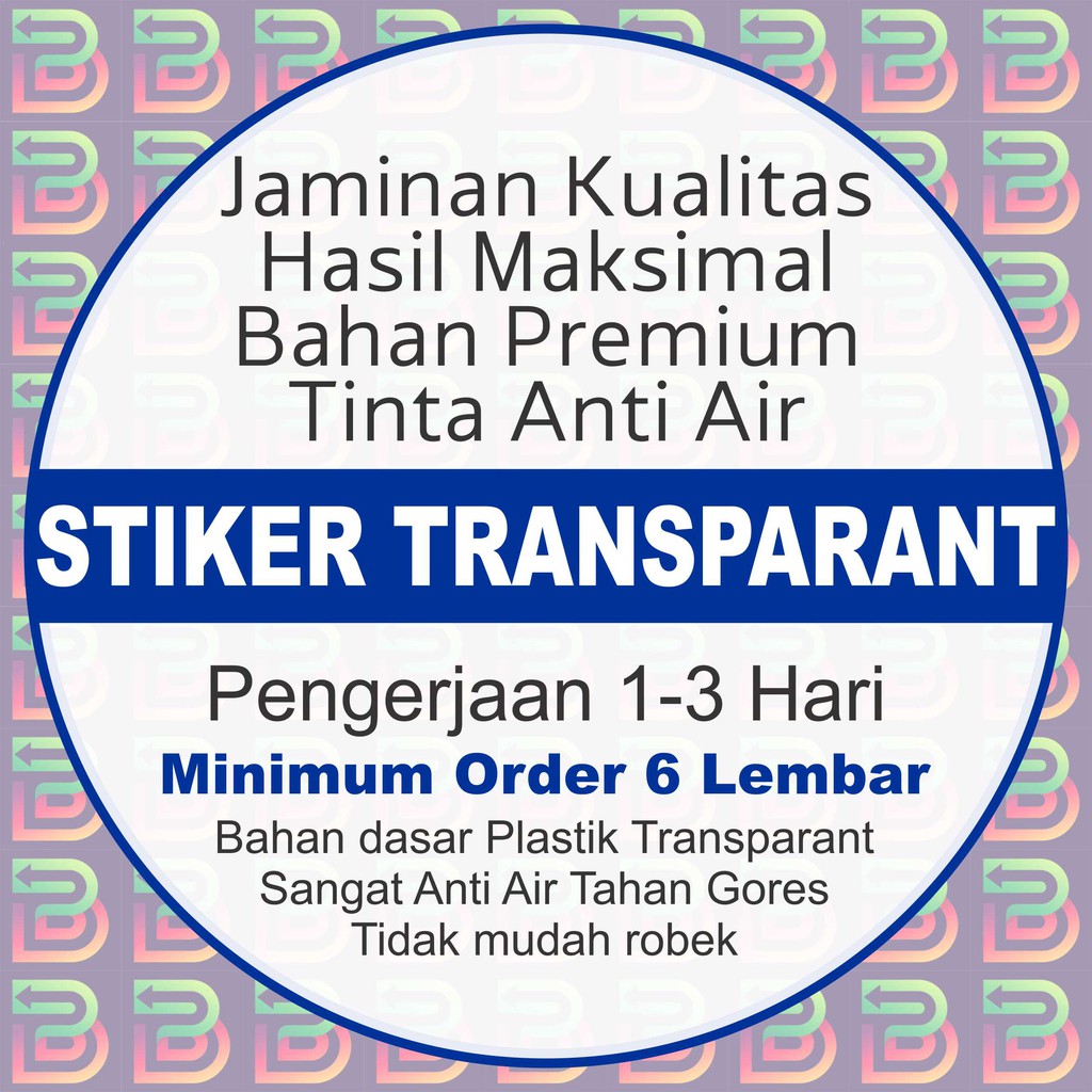 Transparant Stickers PRINT / PRINT LABEL Packaging Clear Packaging ...