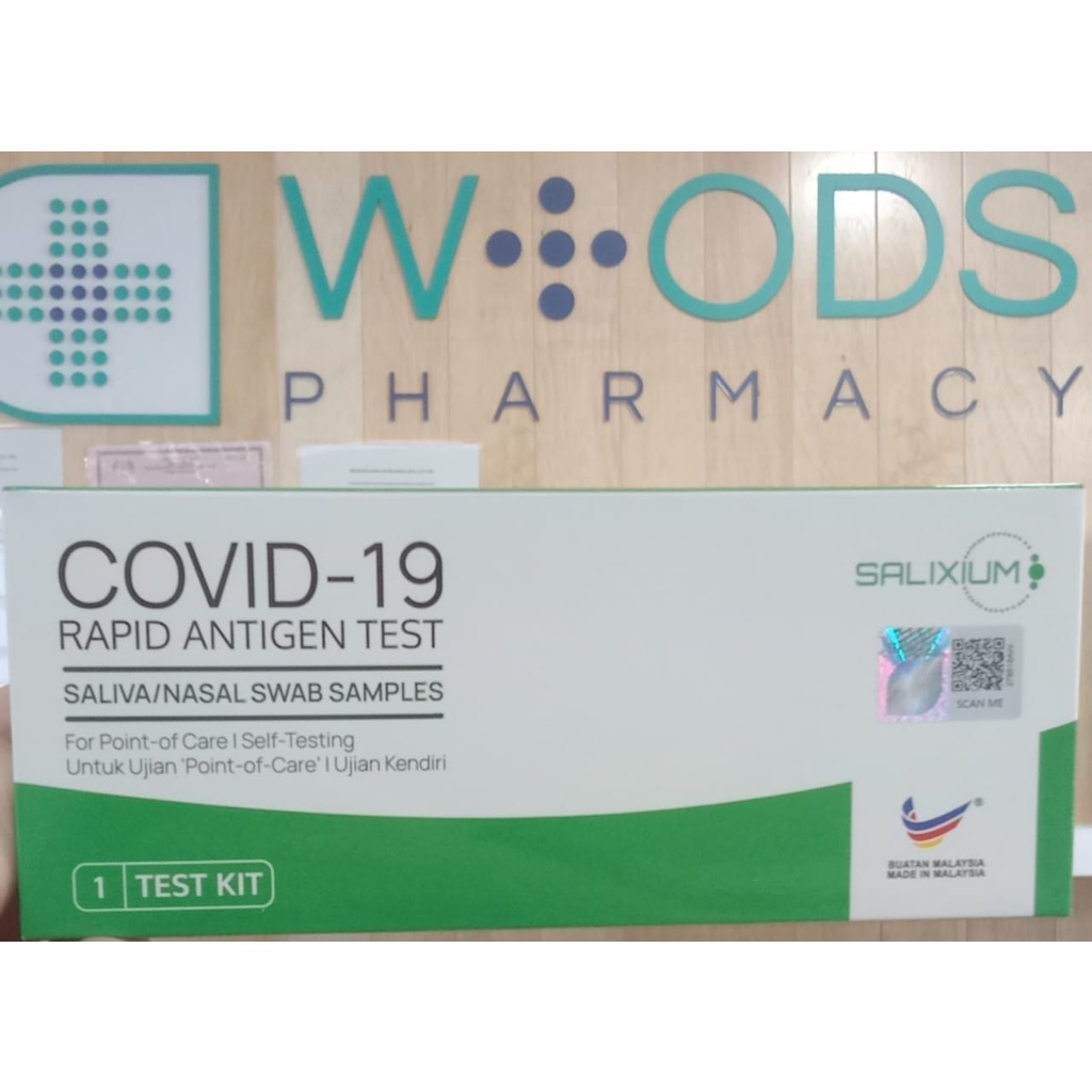 WOODS PHARMACY SALIXIUM COVID -19 RAPID ANTIGEN TEST ( SALIVA / NASAL ...