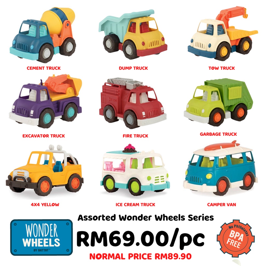 Wonder wheels best sale excavator truck