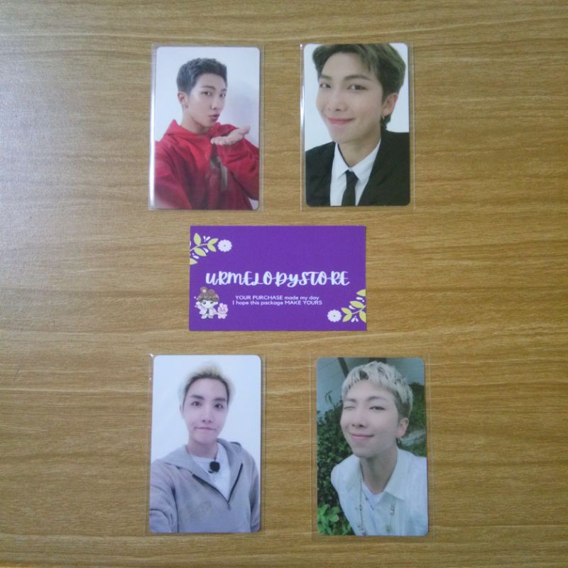 Namjoon shops RM HYBE visitor photocard