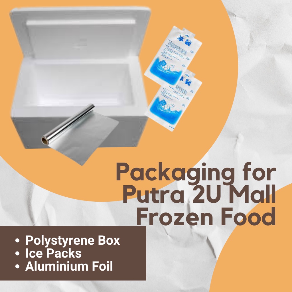 Polystyrene Box AddOn Packaging Frozen Food Putra 2U Mall Shopee