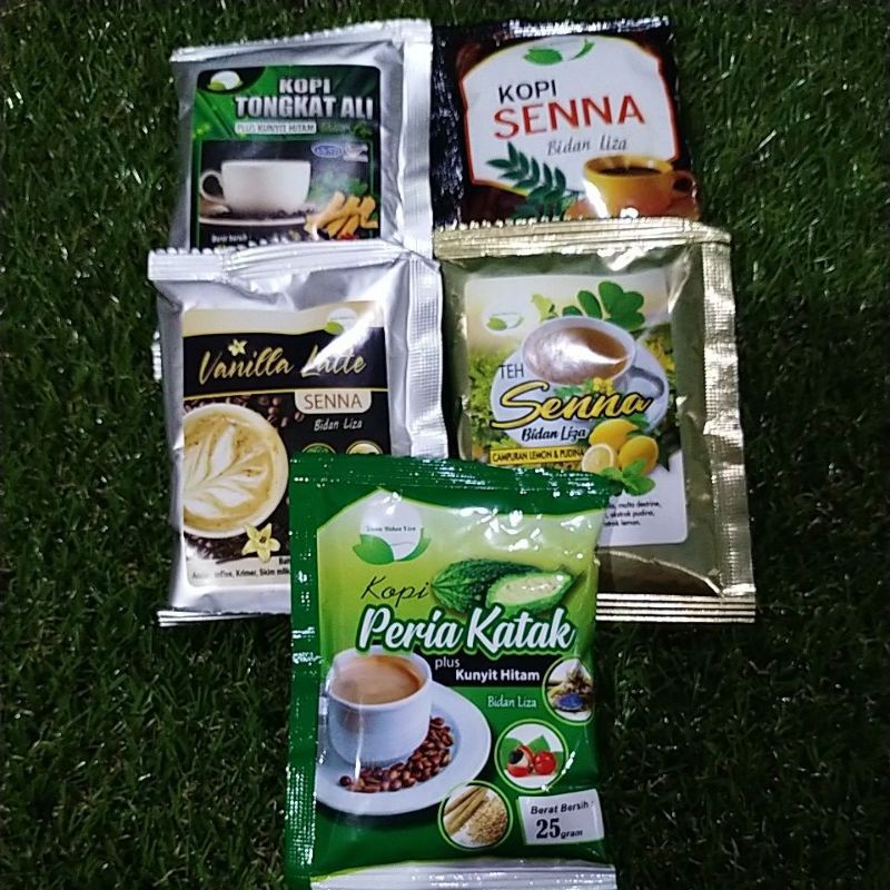 KOPI SENNA BY BIDAN LIZA 💯 Original - 5 Sachet | Pelangsing Badan ...