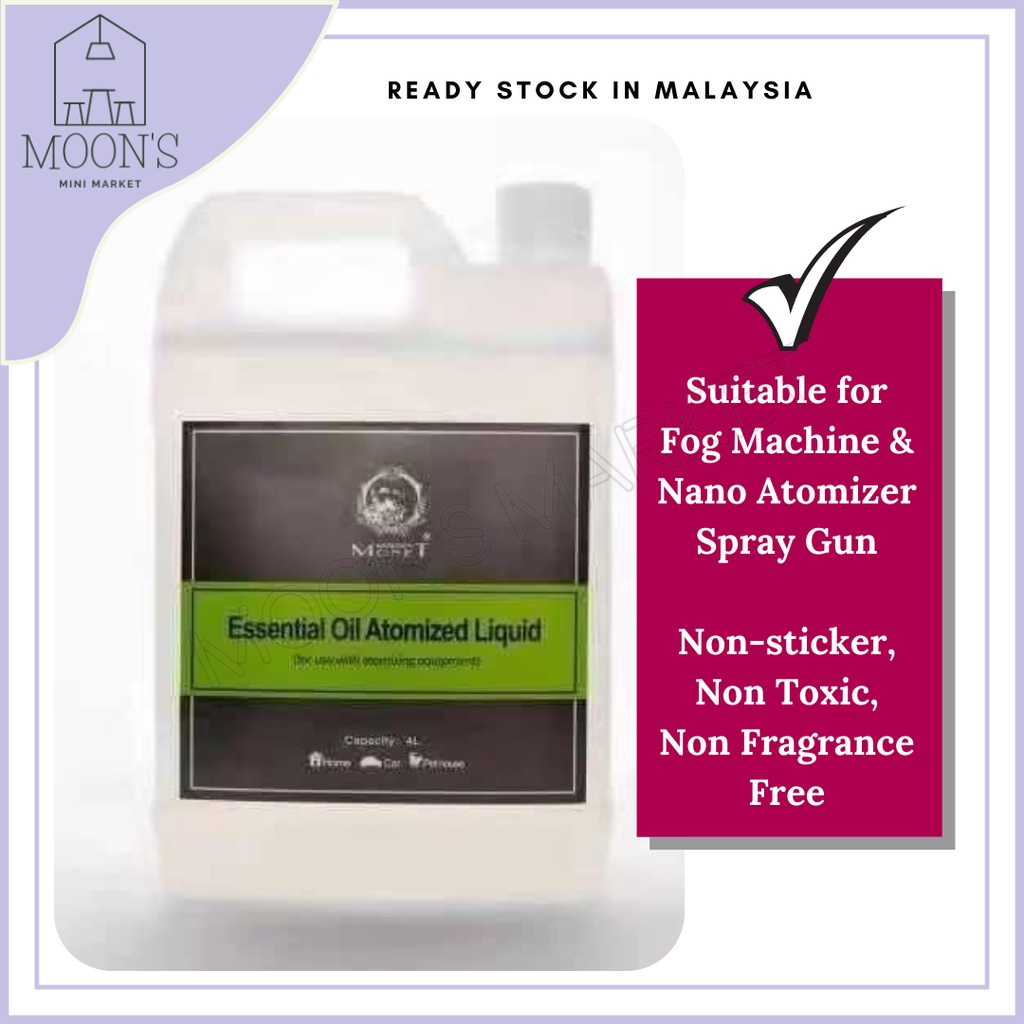 Essential Oil Atomized Liquid 4L Sanitizer For Fogging Machine