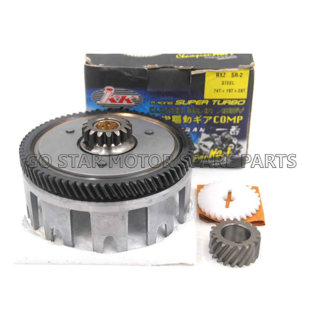 YAMAHA RXZ RXZ135 SR2 STEEL RACING SUPER TURBO CLUTCH GEAR ASSY ...