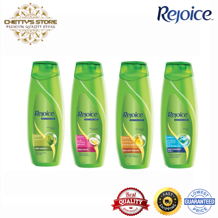 Rejoice Hair Shampoo Anti Dandruff / Frizz Repair / Rich Soft (70ml ...