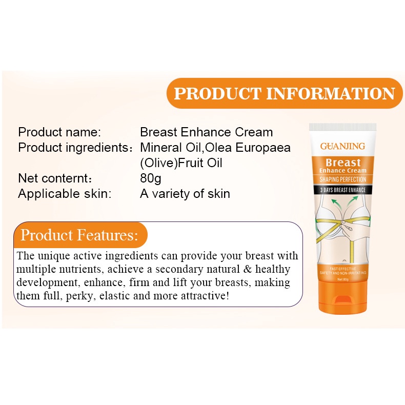 Breast Hot Cream Bust enlargement cream 100g Natural Effective