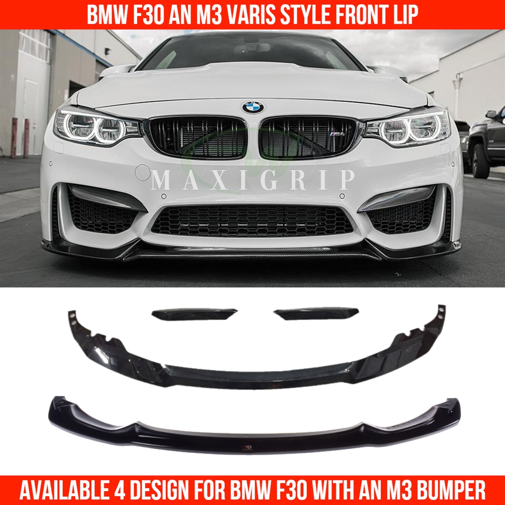 BMW F30 M3 AN Front lip taiwan Varis MP PSM CS style lips f30 ...