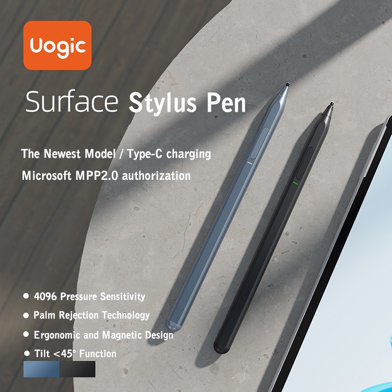 Uogic Stylus Pen For Surface X For Surface Pro Go Book Studio Laptop Slim Lightweight