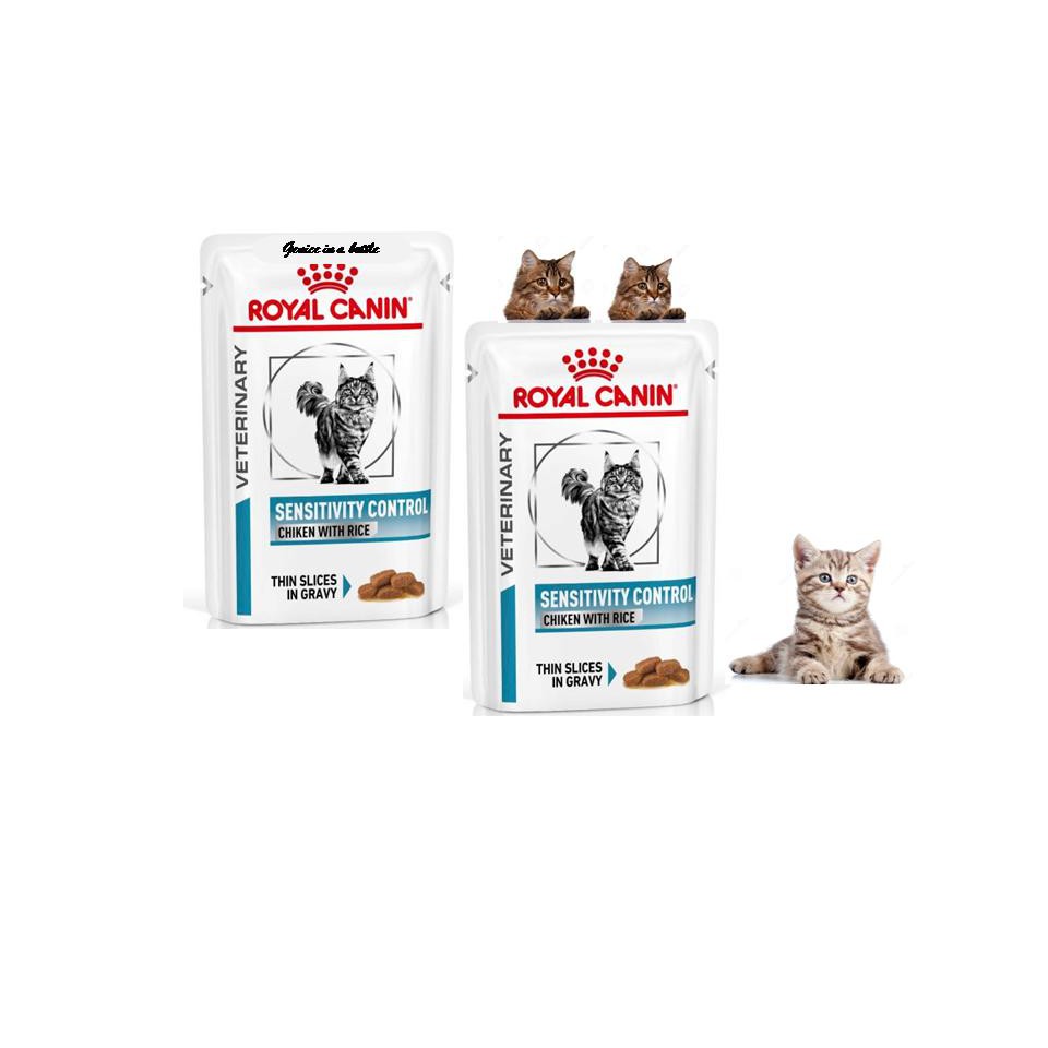 Feline Sensitivity Control Chicken and Rice wet Pouch ROYAL CANIN