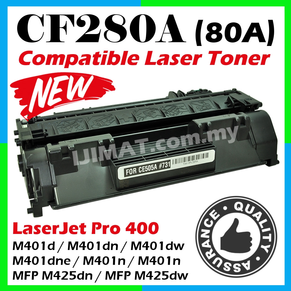 Compatible To HP CF280A HP80A CF280X LaserJet Pro 400 M401 M401d M401n