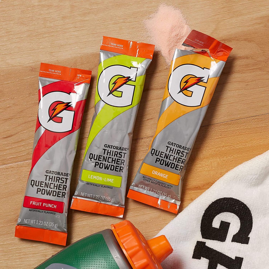 [Ready Stock] Gatorade Thirst Quencher Powder, Orange/Fruit Punch, 1 ...