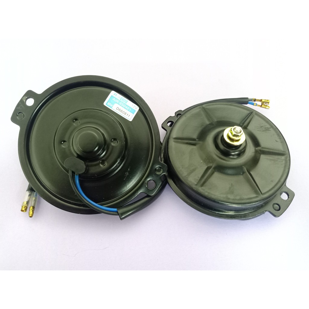 [AIRCO] FAN MOTOR 12V AIRCOND CONDENSER 2HOLES FOR PROTON SAGA WIRA