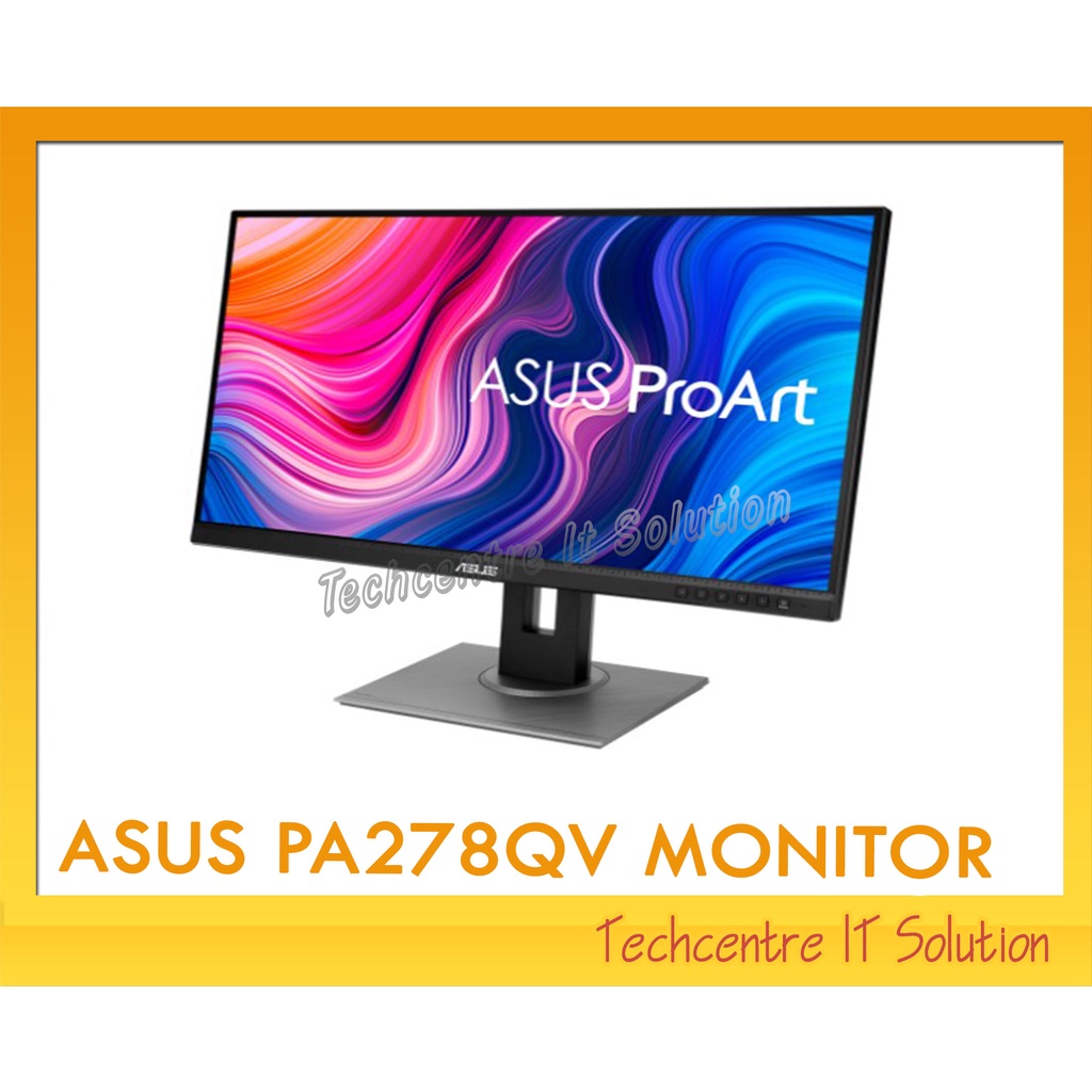 ASUS PA278QV PROART DISPLAY1MS IPS DP/HDMI/DVI/SPEAKE MONITOR - 27 ...