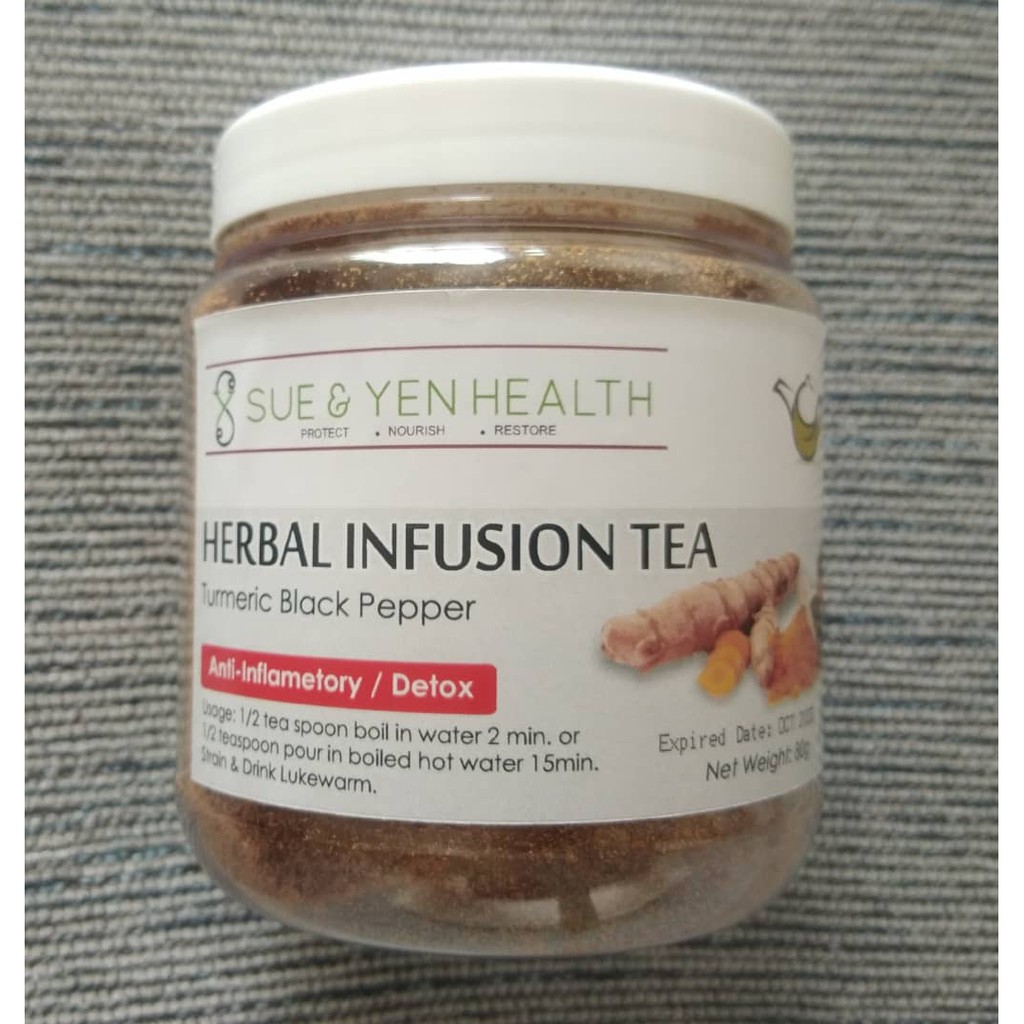 Tumeric Black Pepper Herbal Infusion 80gm | Shopee Malaysia