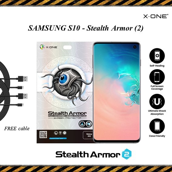 Samsung S10 XOne Stealth Armor 2 ( Upgraded Version ) Screen Protector