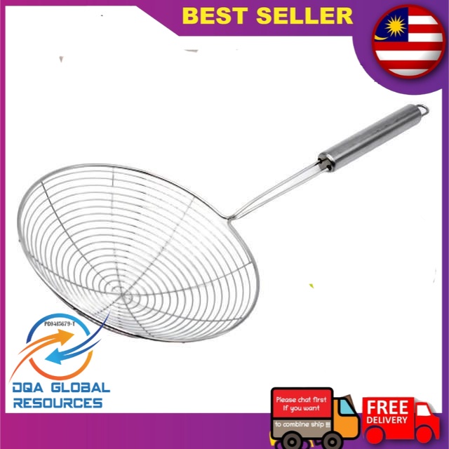 Stainless Steel Cooking Oil Leak Sieve 39CM 💥【🇲🇾 READY STOCK】💥 | Shopee ...