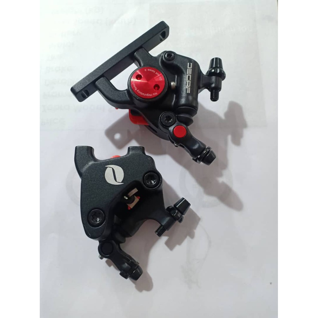 Semi hydraulic shop disc brakes