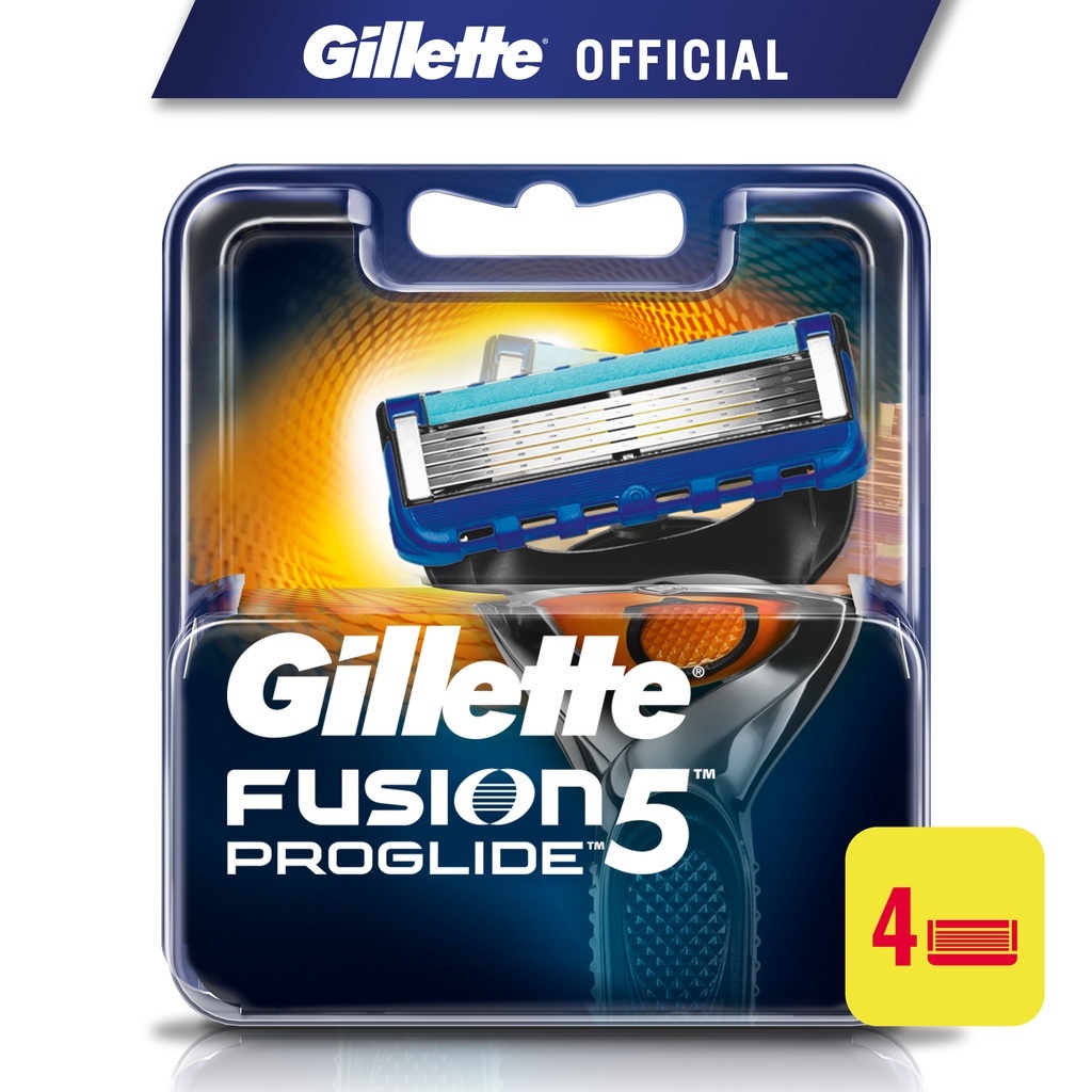 Gillette Fusion ProGlide Manual Refills (4 pcs) | Shopee Malaysia