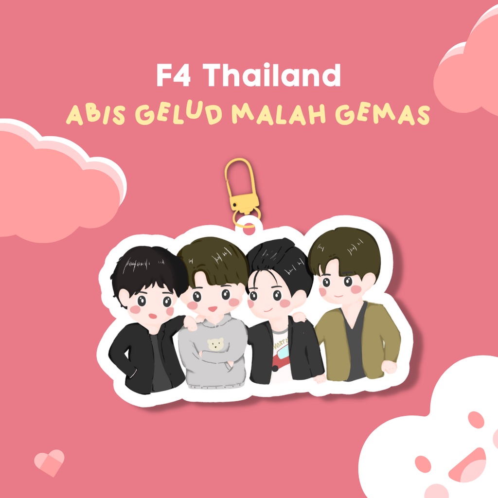READY F4 THAILAND KEYCHAIN BRIGHT WIN NANI DEW Metawin | Shopee