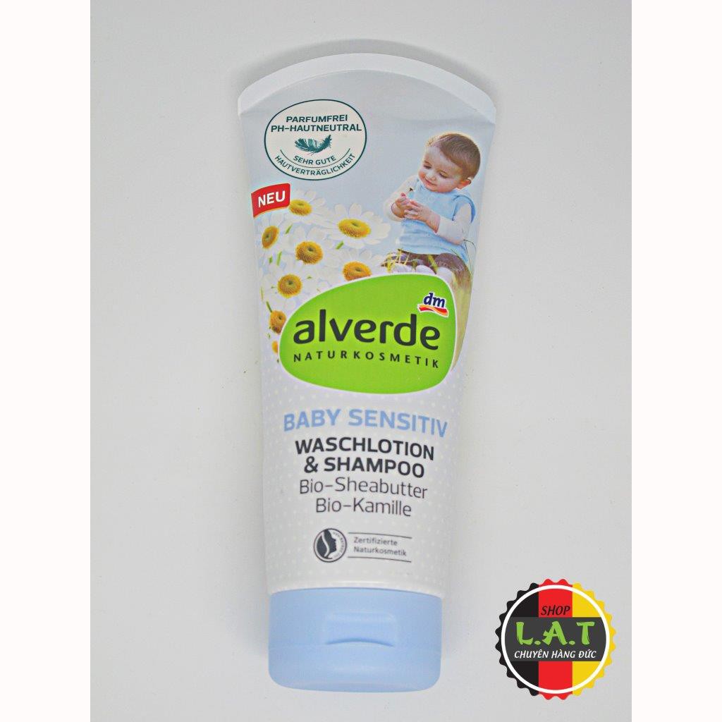 Alverde baby waschlotion und hot sale shampoo