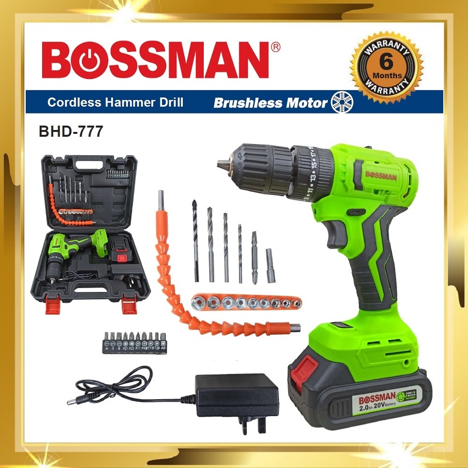 Bossman cordless online drill