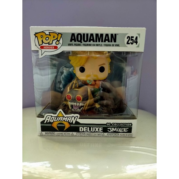 Aquaman Deluxe Jim Lee Exclusive 254 Funko Pop! Vinyl figure dc comics –  Tall Man Toys & Comics